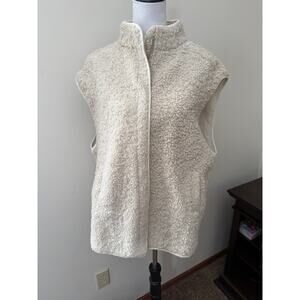 Cozy Co by Cozy Casual Cream Sherpa Vest